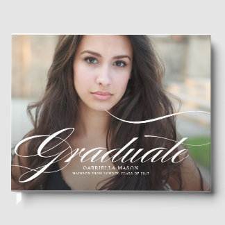 Elegant Graduate Photo Guest Book