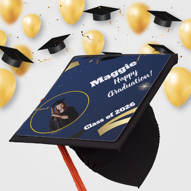 Elegant Graduation Cap Topper - The Scholar (Creator Uploaded)