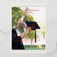 Elegant Graduation Card – A Bright Future Awaits