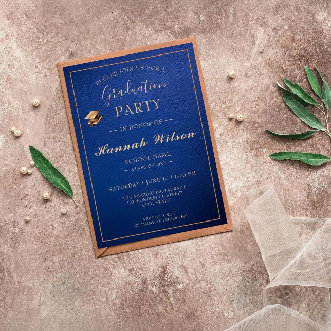 Elegant Graduation Celebration Invitation (Creator Uploaded)