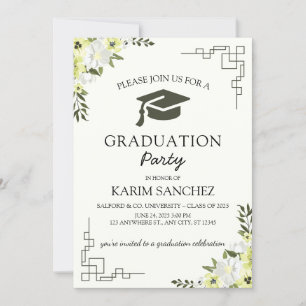 Elegant Graduation Celebration Invitation 2025