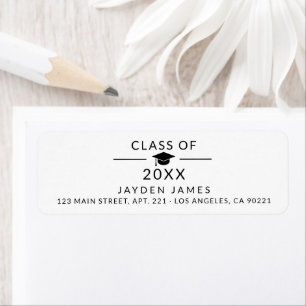 Elegant Graduation Class of 2023 Return Address