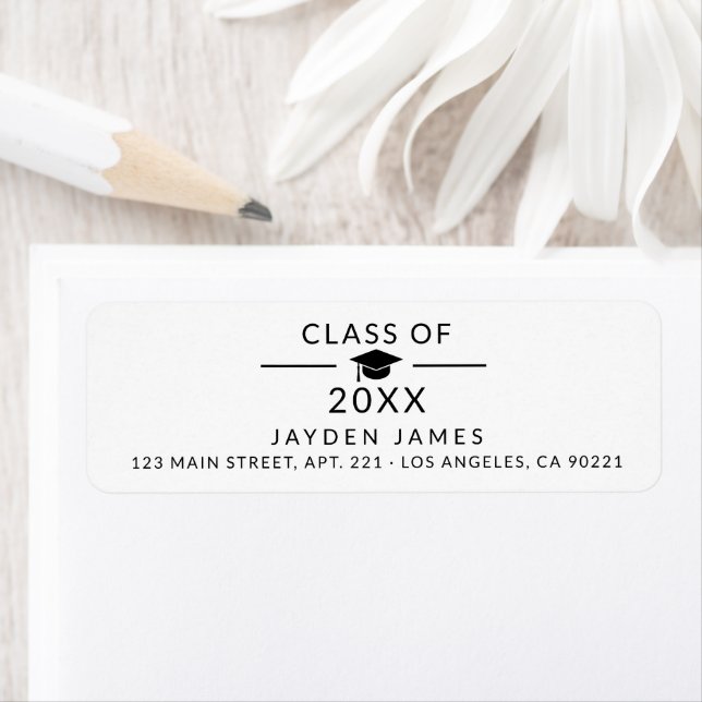 Elegant Graduation Class of 2026 Return Address (Insitu)