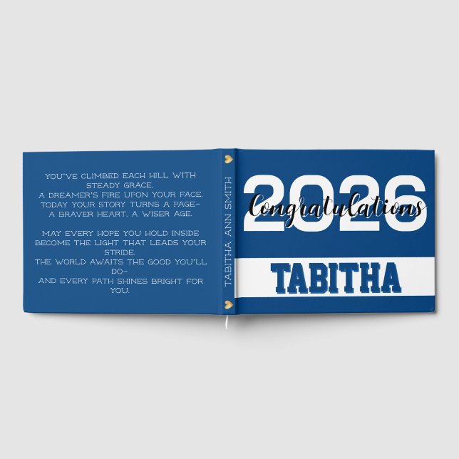 Elegant Graduation Guest Book (Full)