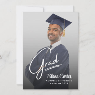 Elegant Graduation Invitation Card