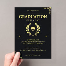 elegant graduation invitations announcements