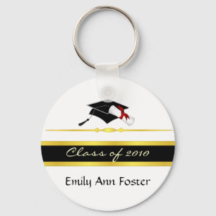 Elegant Graduation Key Ring - Class of 2010
