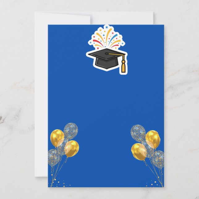 Elegant Graduation Party Invitation (Front)