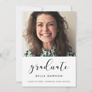 Elégant Graduation party invitation