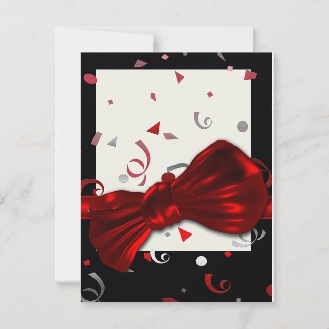 Elegant graduation prom formal party invitation (Front)