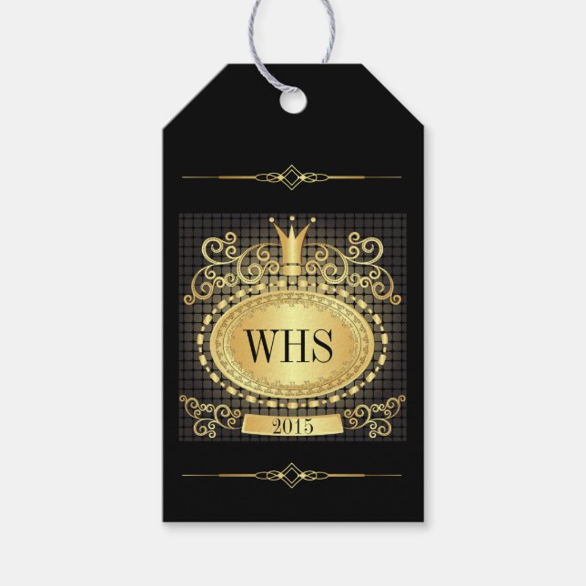 Elegant Graduation / Special Occasion Gift Tag (Front)