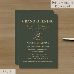 Elegant Grand Opening  Invitation