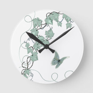 Elegant Grapevine Kitchen Clock