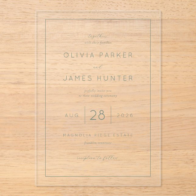 Elegant Gray Calligraphy Template (Front)