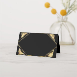 Elegant Great Gatsby art deco Place Card
