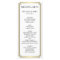 Elegant Great Gatsby Art Deco Wedding Menu