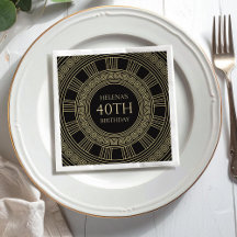 Elegant Greek Birthday Party with custom colours