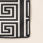 Elegant greek key meander black & white print long scarf<br><div class="desc">Elegant greek key meander black & white print long chiffon Scarf for neck, hair or head. Custom thin transparent scarves with stylish pattern. Available in different sizes, colours and shapes. Long or square shaped. Add your own name, monogram or text optionally. Create a unique Birthday gift for wife, mom, sister,...</div>