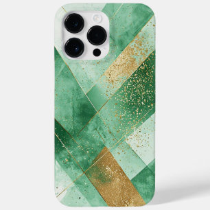 Elegant Green Abstract Background With Glittering Case-Mate iPhone 14 Pro Max Case