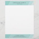 Elegant Green And White Modern Simple Template Letterhead<br><div class="desc">Elegant Green And White Modern Simple Template Letterhead.</div>