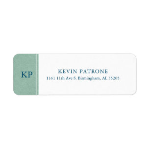 Elegant Green Blue Minimalistic Text