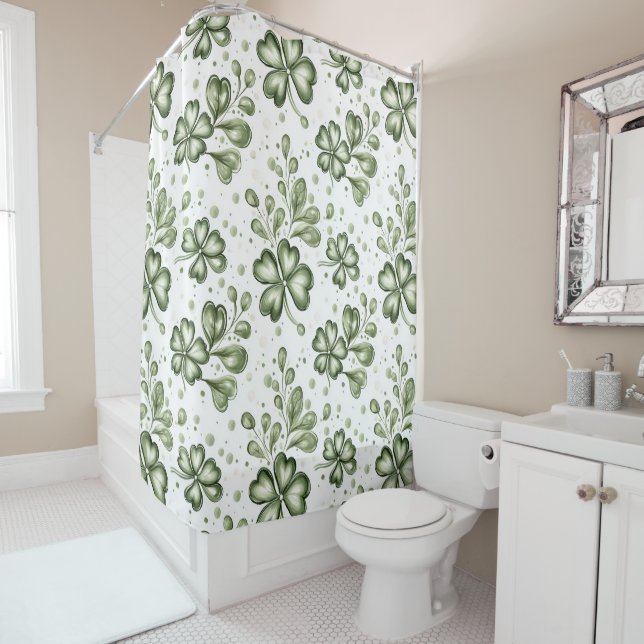 Elegant Green Clover Pattern  (In Situ)