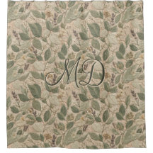 Elegant Green Cottagecore Leaf Pattern