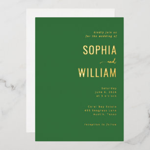 Elegant Green Gold Calligraphy