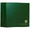 Elegant Green Leather Monogram Photo Album