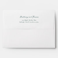 Elegant Green Minimalist Calligraphy
