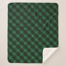 Elegant Green Plaid Christmas