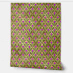 Elegant Green Purple Gold Art Deco Vintage Pattern Wallpaper<br><div class="desc">Elegant Green Purple Gold Art Deco Vintage Pattern Wallpaper features a chic elegant art deco pattern in green,  purple and gold. Perfect for home decor,  office decor,  event decor and party decor. Created by Evco Studio www.zazzle.com/store/evcostudio</div>