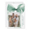 Elegant Green Watercolor Bow 3 Photo