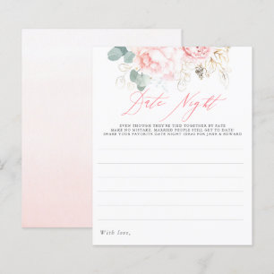 Elegant Greenery Pink Floral Date Night Ideas