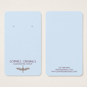 Elegant Grey Blue Bird Logo 