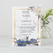 Elegant Grey Blue Peonies All in One Wedding