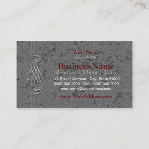 Elegant Grey Business Cards
