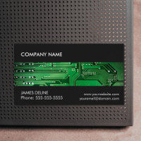 Elegant Grey Green Circuit Computer Repair