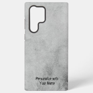 "Elegant Grey Grunge Background Cell Phone Case" Samsung Galaxy Case