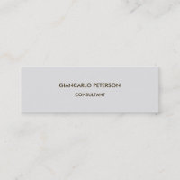Elegant Grey Minimalist Professional Modern