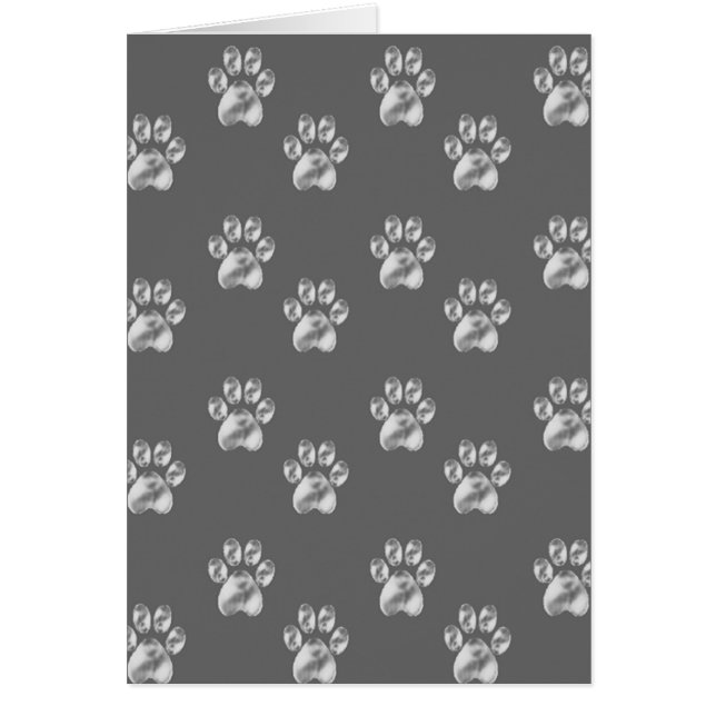 Elegant grey paws on blank inside (Front)