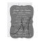 Elegant Grey Wedding Invitations Initial