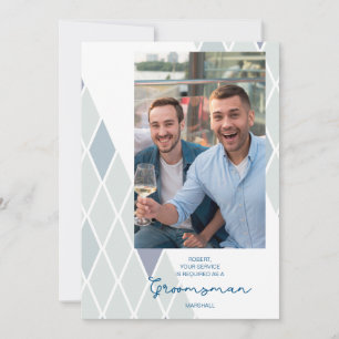 Elegant Groomsman Abstract Photo Sophisticated