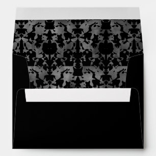 Elegant grunge wedding envelopes