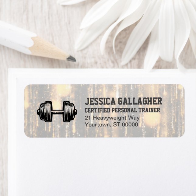 Elegant Gym / Personal Trainer Return Address  (Insitu)