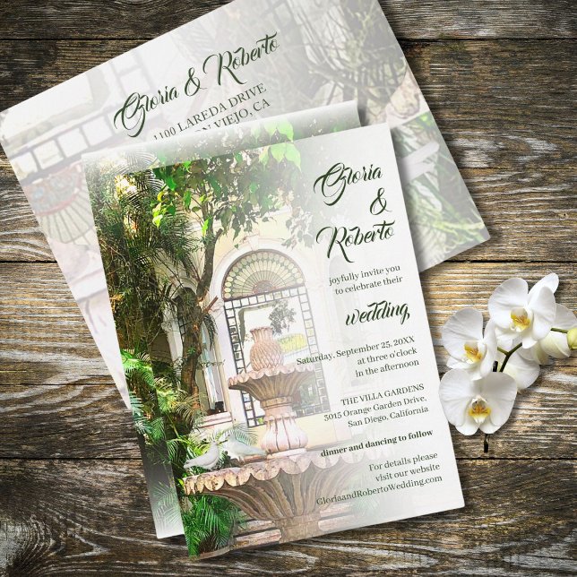 Elegant Hacienda & White Doves Mexican Wedding Invitation (Creator Uploaded)