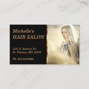 Elegant Hair Salon Appointment Card