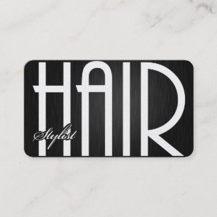 Elegant Hair Stylist Business Cards
