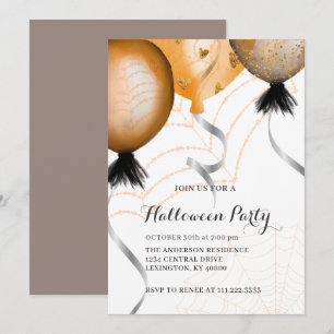 Elegant Halloween Party Invitation