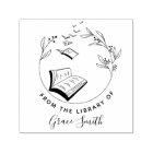 Elegant hand-drawn Book Birds From The Library Of 